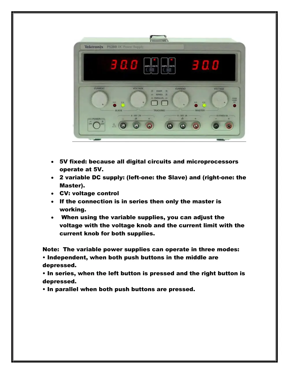EECE 312L Notes Experiment 2 Notes, Fall 2013, page 3