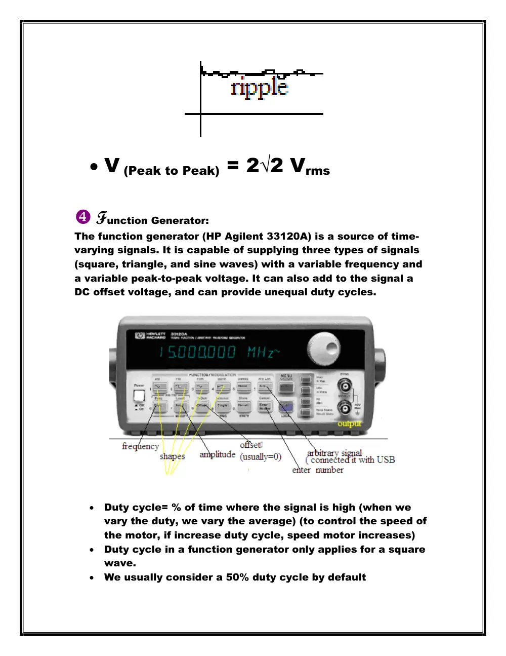 EECE 312L Notes Experiment 2 Notes, Fall 2013, page 5