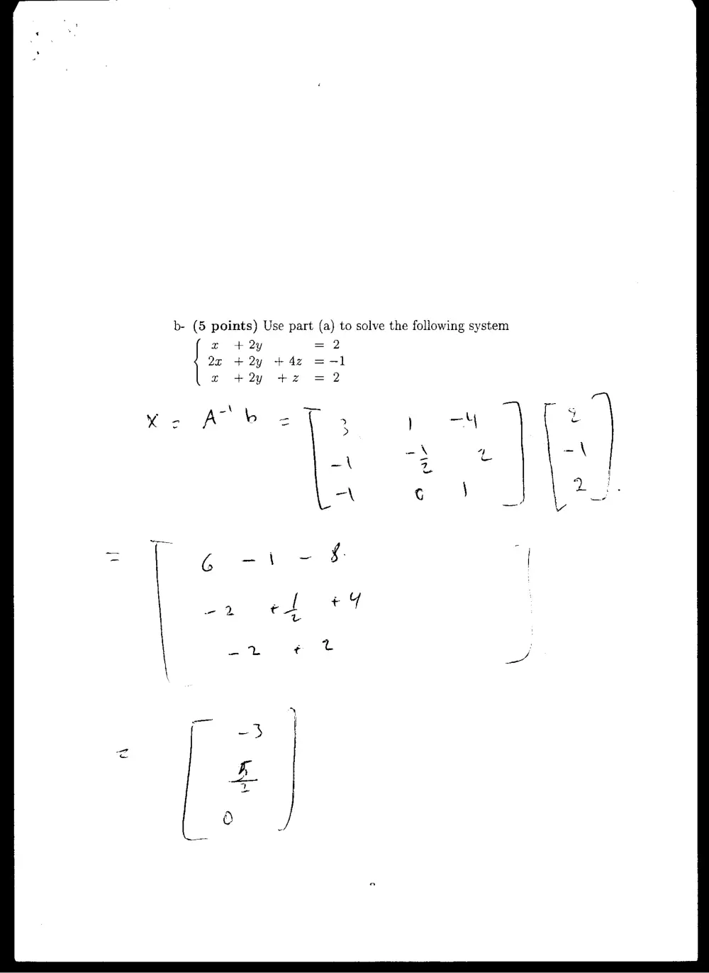 MATH 218 Exam 1 with Solution, Fall 2005, page 3