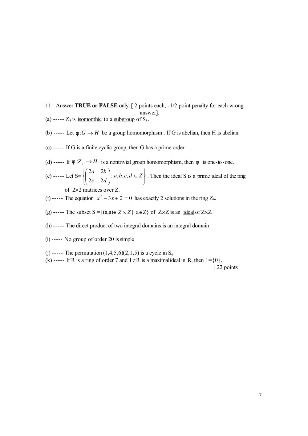 MATH 241 Final, Fall 2005, page 7