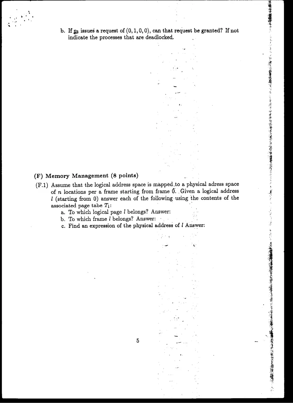 CMPS 272 Final, Fall 1995, page 5