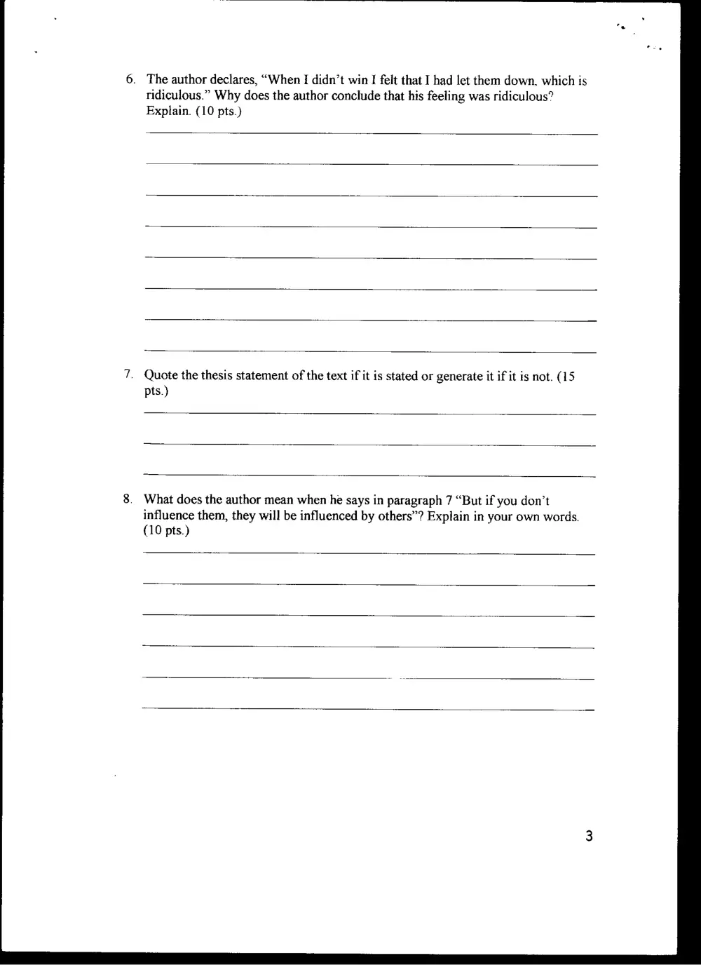ENG 100 Final, Spring 2004, page 6