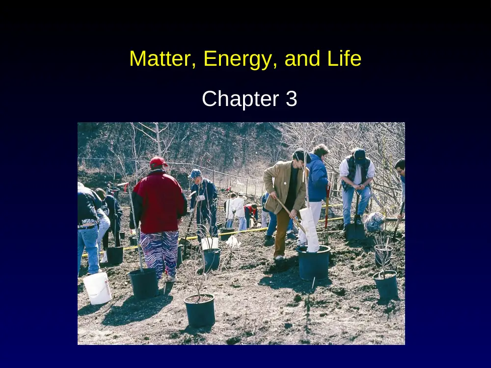 ENS 201 Chapter 3, Spring 2008, page 1