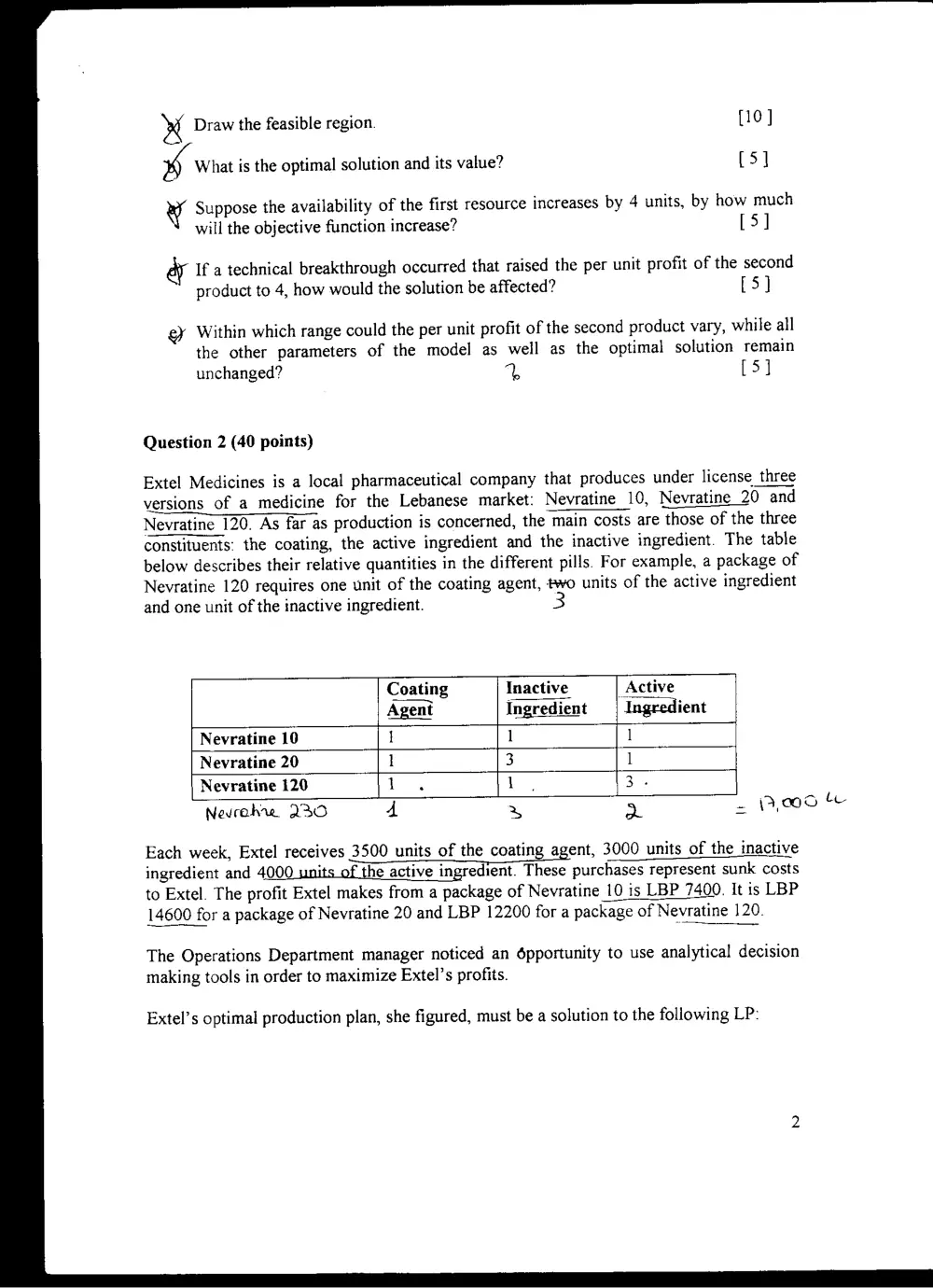 DCSN 200 Midterm, Fall 2004, page 2