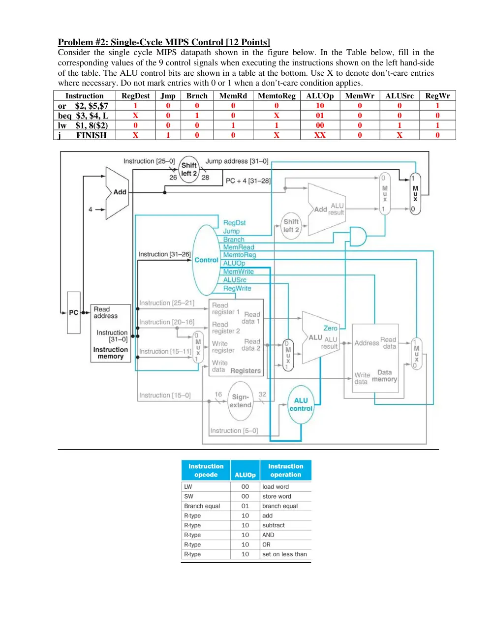 EECE 321 Midterm with Solution, Spring 2014, page 2