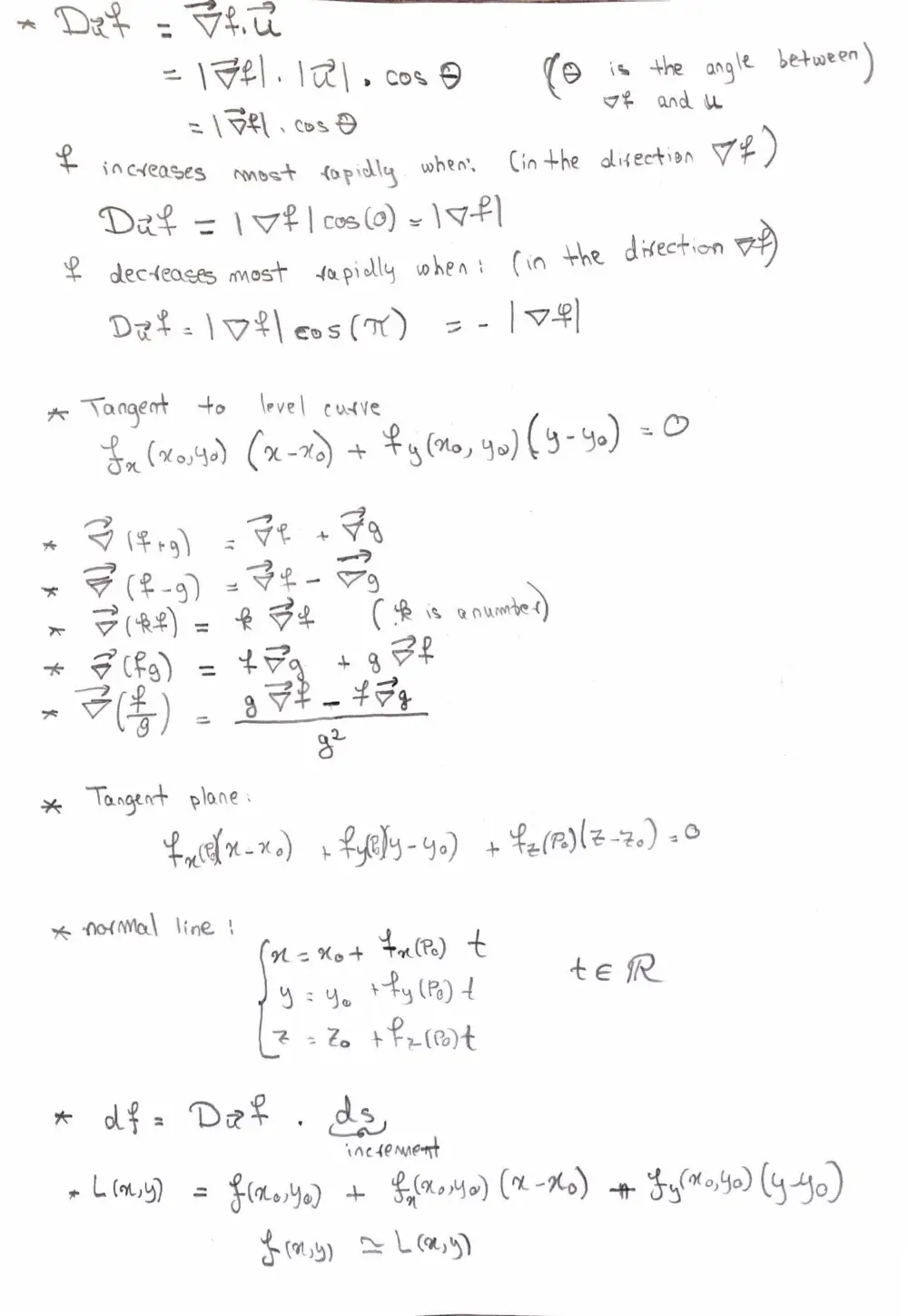 MATH 201 Notes Chapter 14 Summary, Fall 2017, page 3