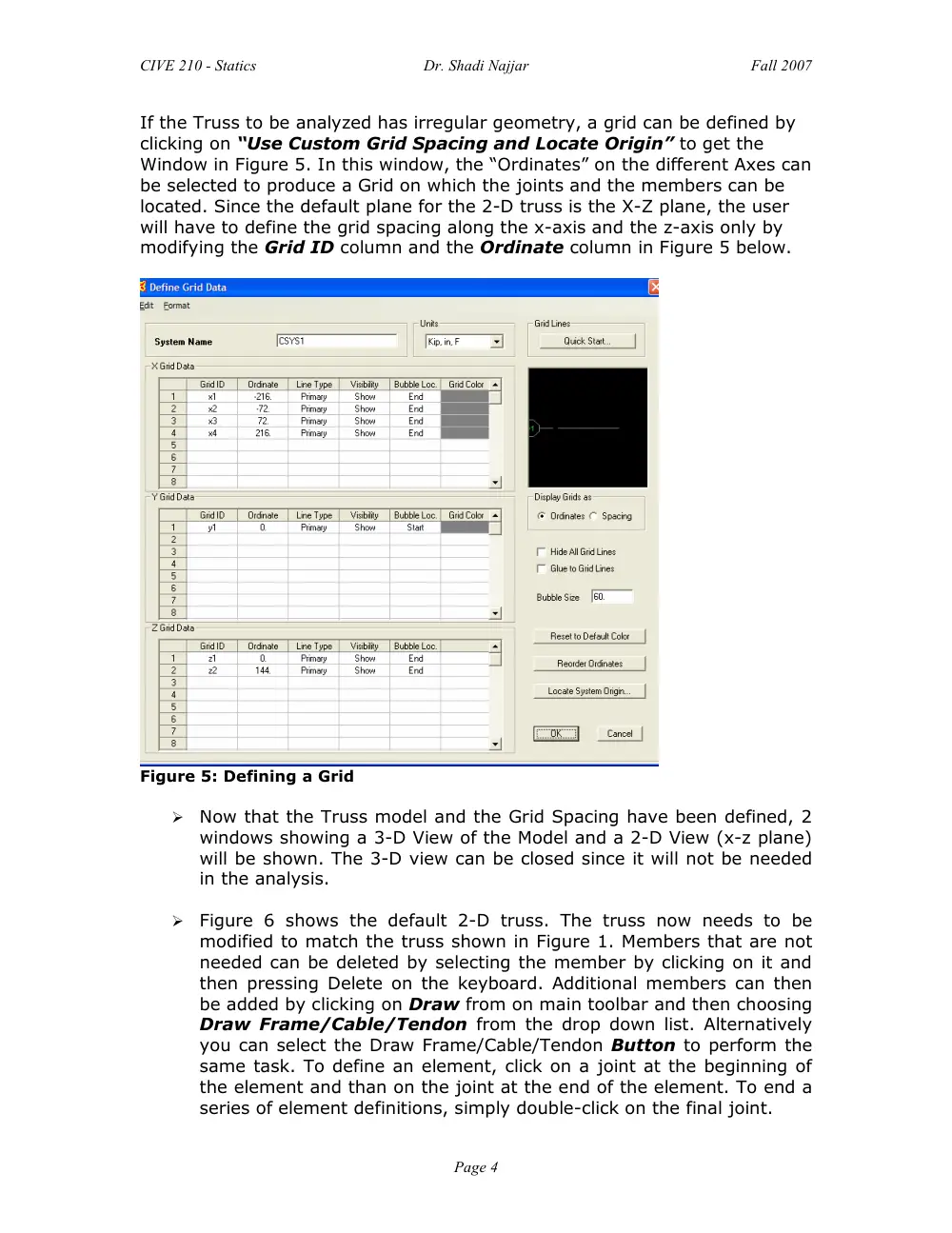 CIVE 210 Tutorial, Fall 2010, page 4