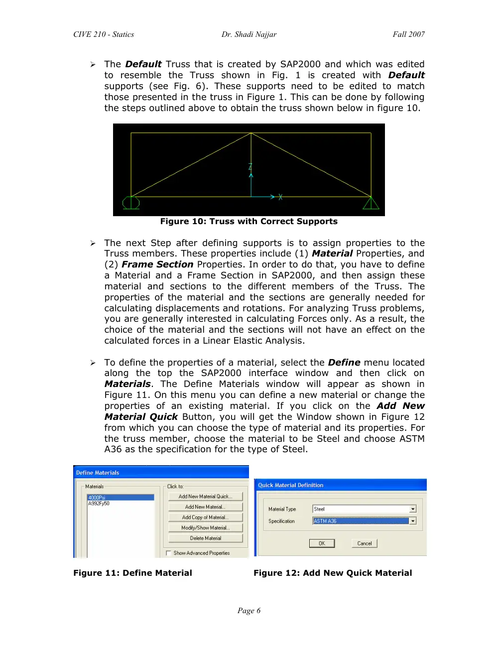 CIVE 210 Tutorial, Fall 2010, page 6