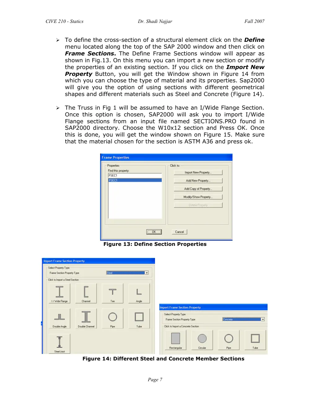 CIVE 210 Tutorial, Fall 2010, page 7