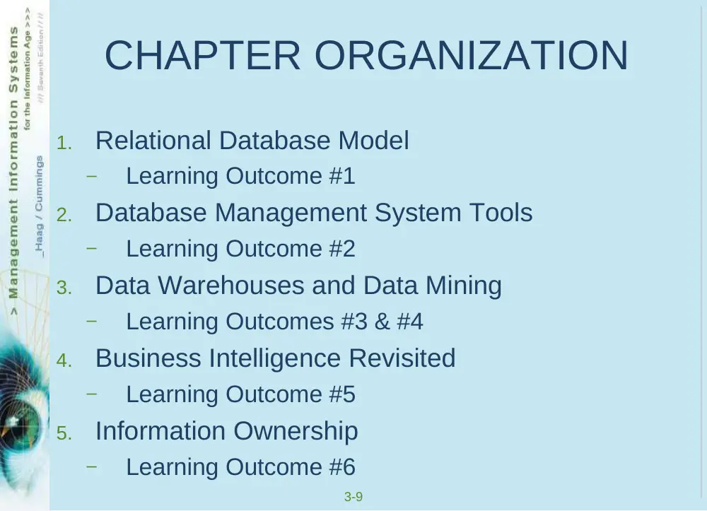 MIS 211 Chapter Chepter 3, Spring 2014, page 9