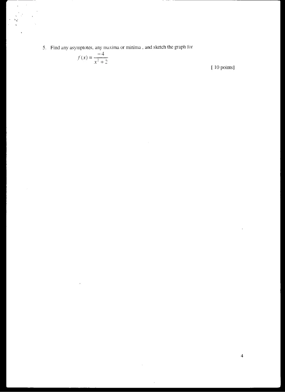 MATH 101 Final, Fall 2001, page 4