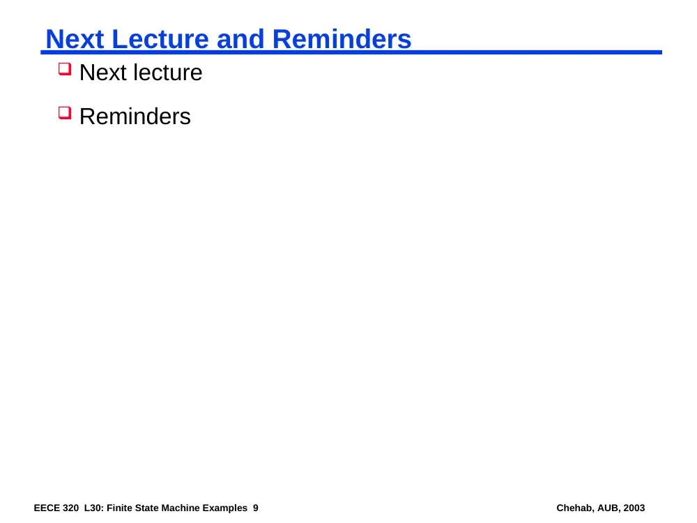 EECE 320 Lecture 30, Fall 2011, page 9