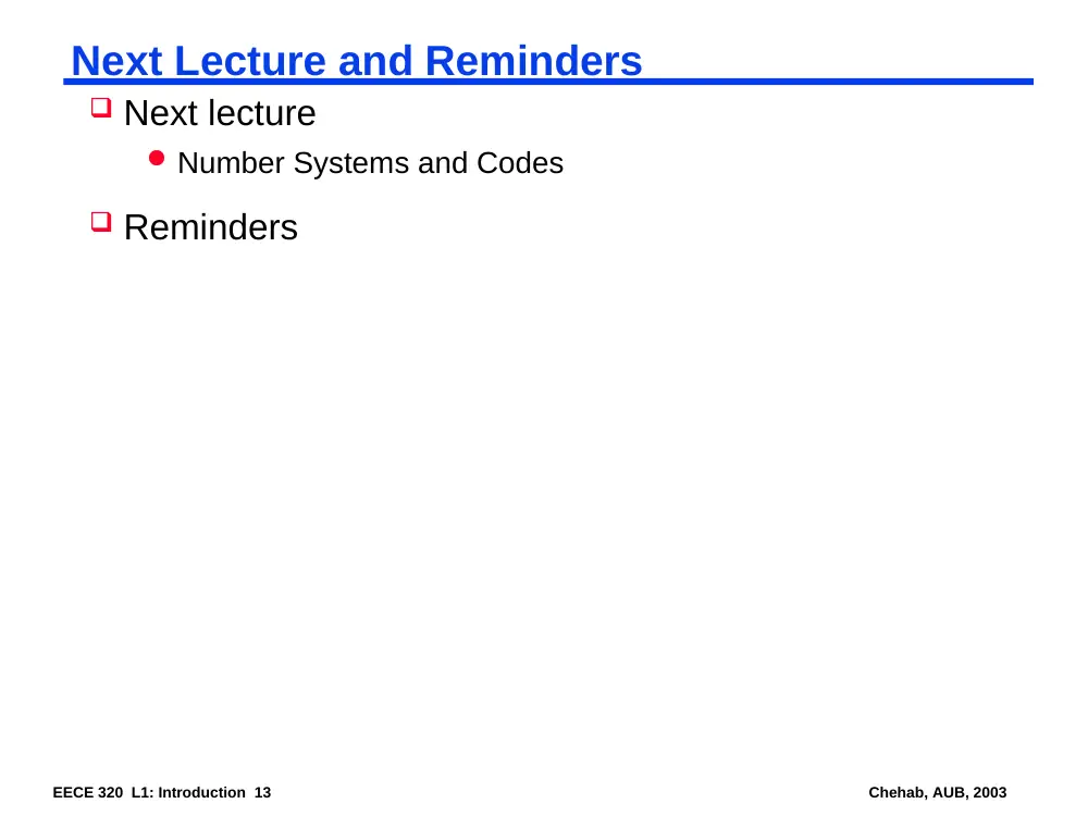 EECE 320 Lecture 1, Fall 2011, page 7