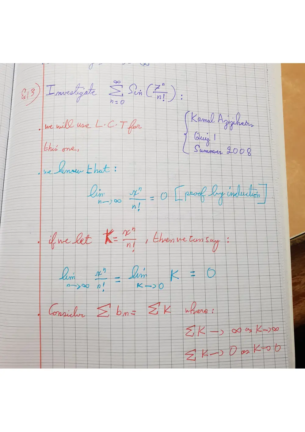 MATH 201 Problems Difficult Problem 9 Exam 1 Summer 2008, Spring 2019, page 1