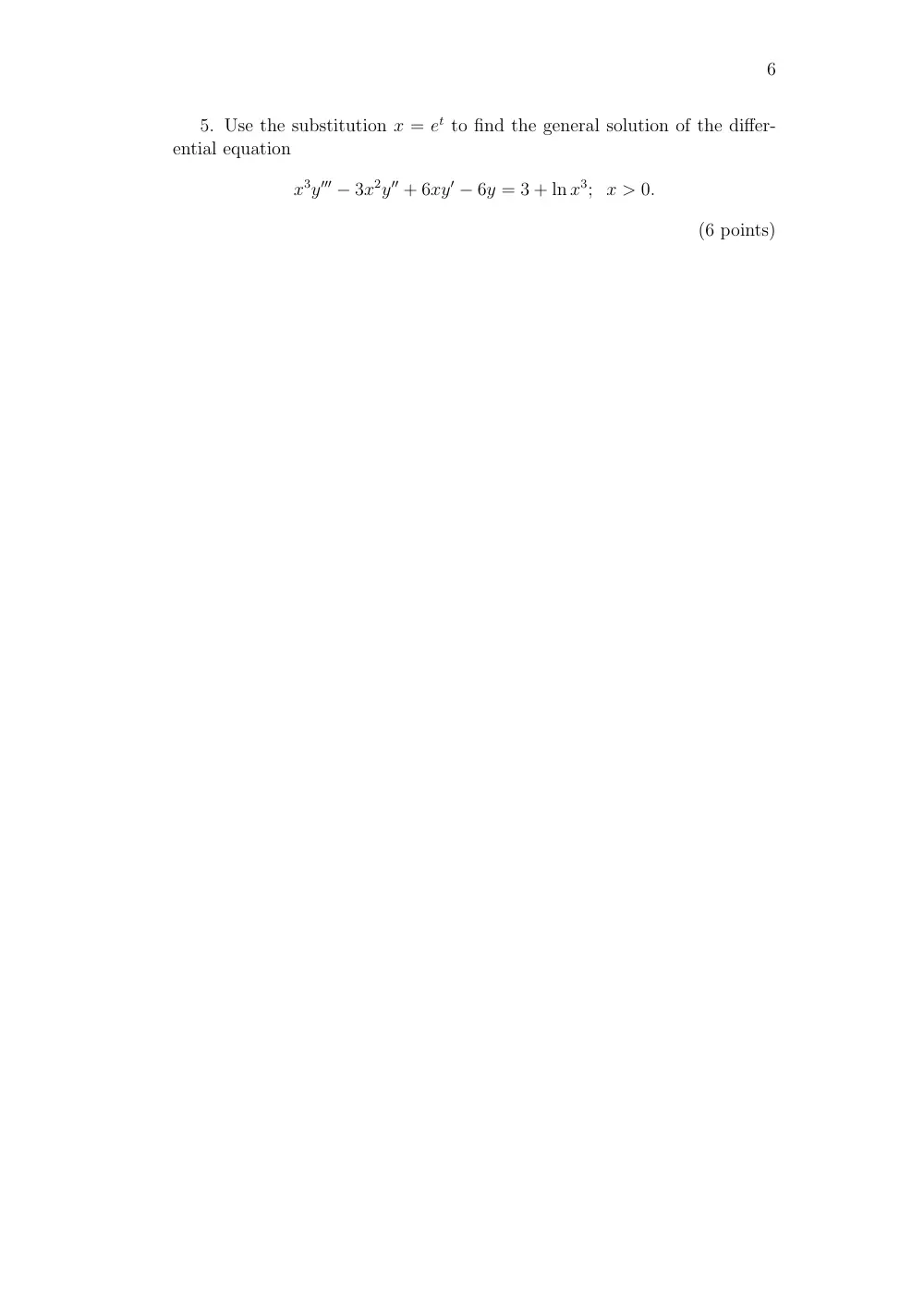 MATH 202 Exam 2, Spring 2008, page 6