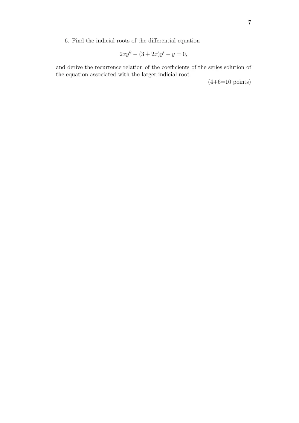 MATH 202 Exam 2, Spring 2008, page 7