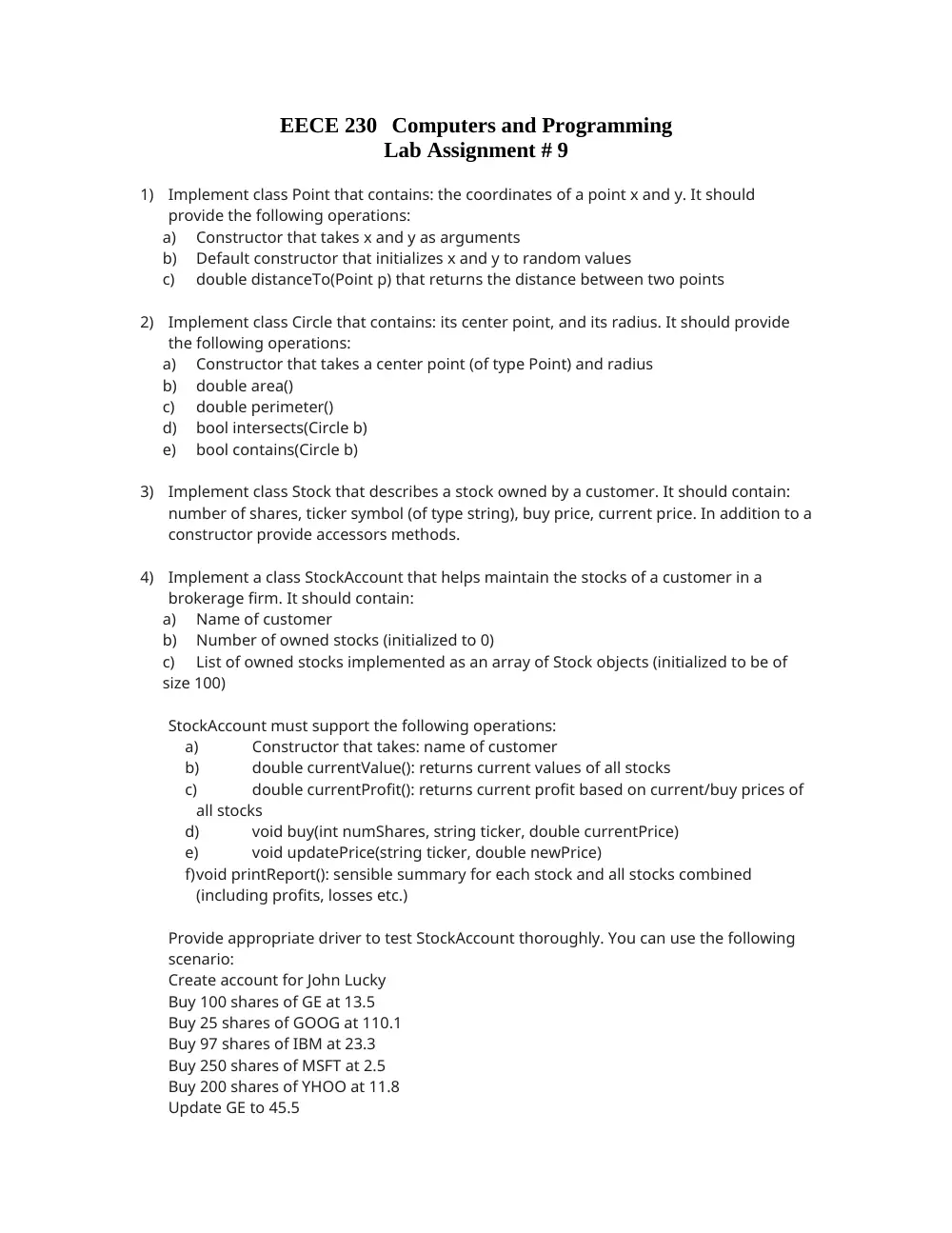 EECE 230 Homework with Solution, Fall 2010, page 10