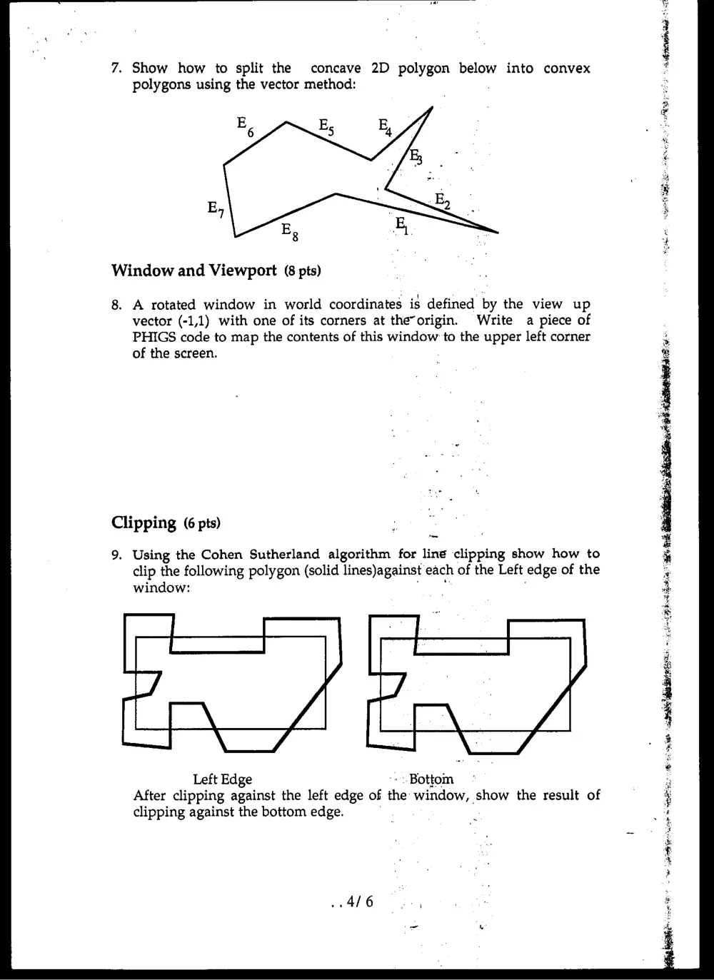 CMPS 285 Final, Fall 1995, page 4