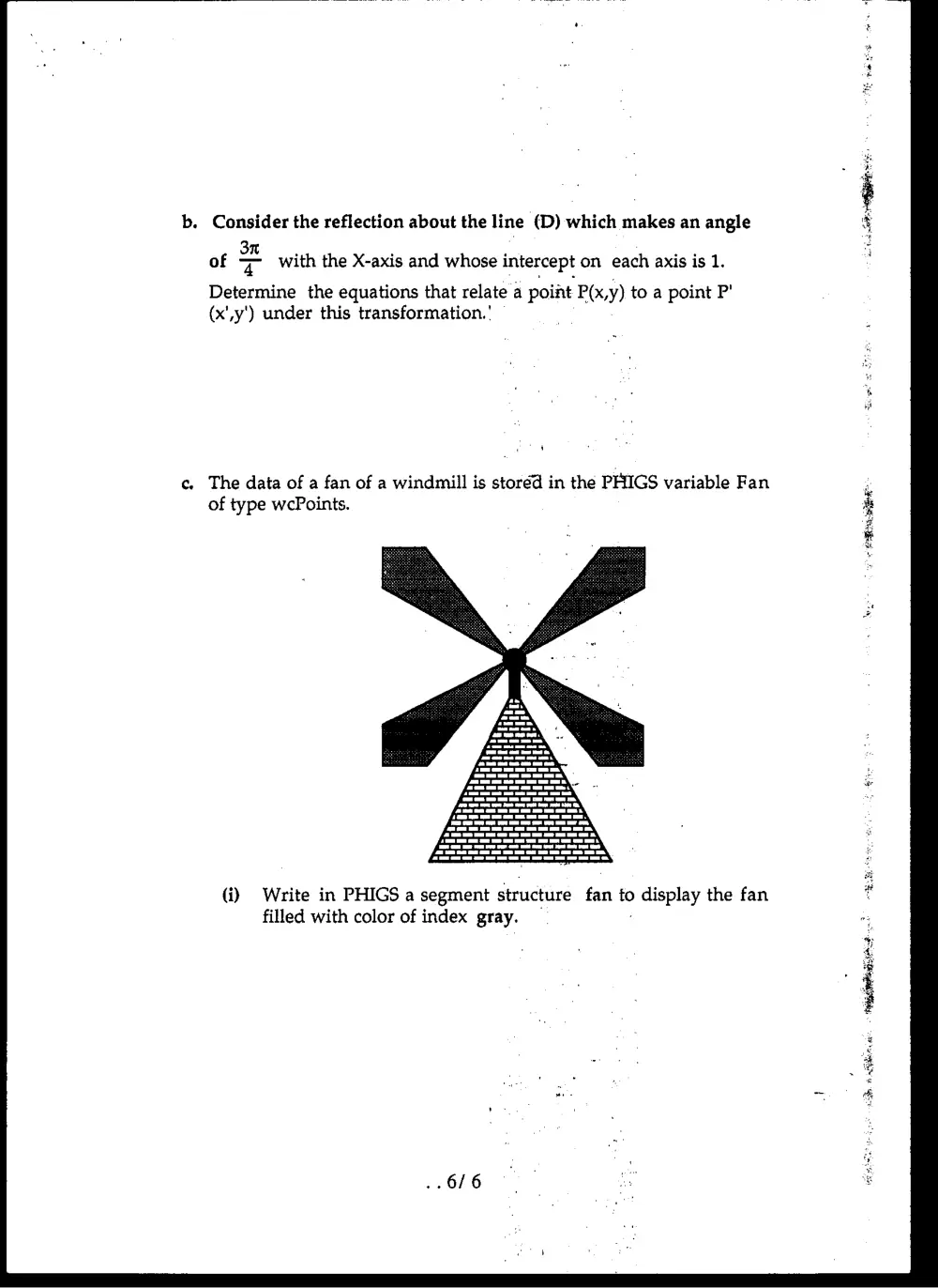 CMPS 285 Final, Fall 1995, page 6