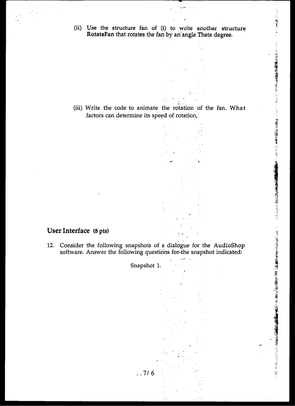 CMPS 285 Final, Fall 1995, page 7