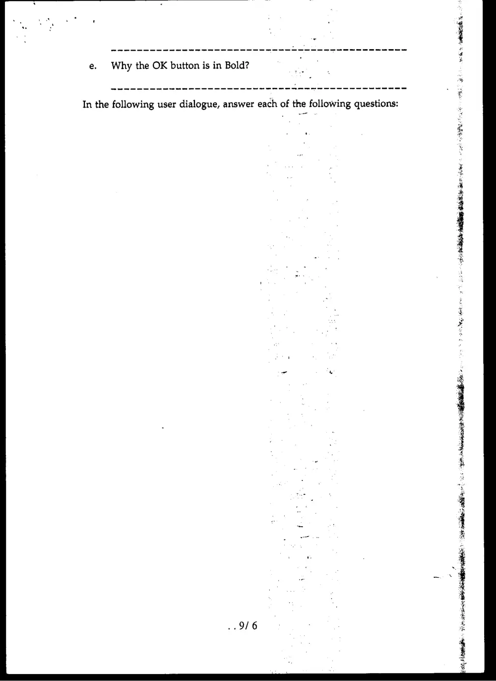 CMPS 285 Final, Fall 1995, page 9
