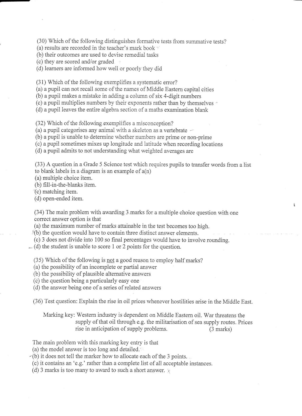 EDUC 230 Final, Fall 2010, page 5