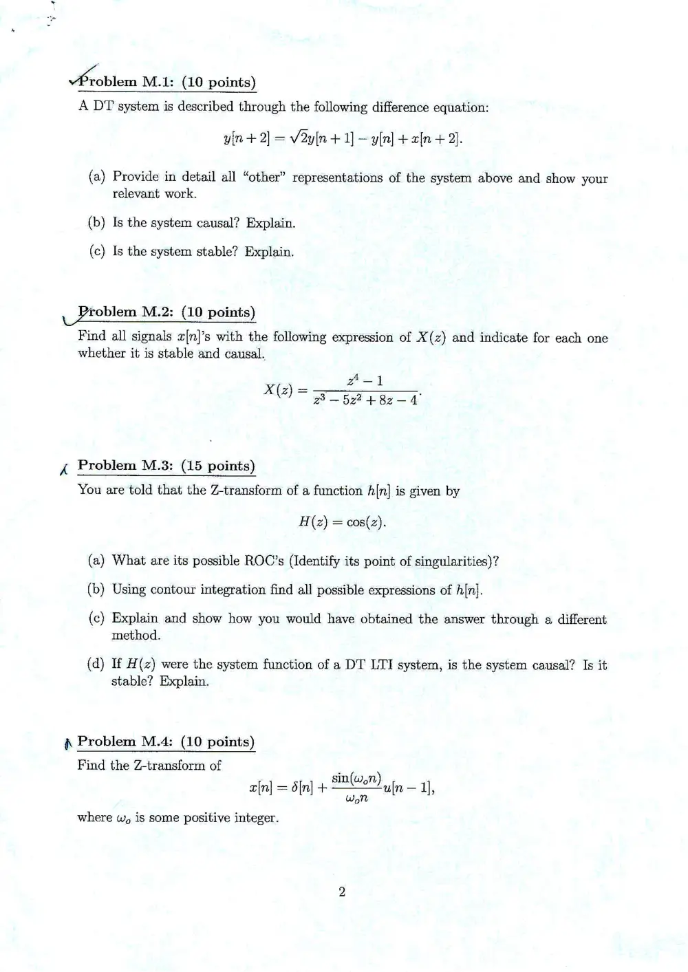EECE 340 Midterm, Summer 2015, page 2