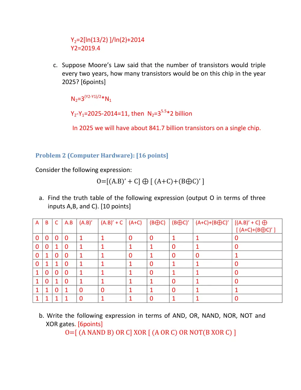 EECE 200 Homework 2 with Solution, Fall 2014, page 2