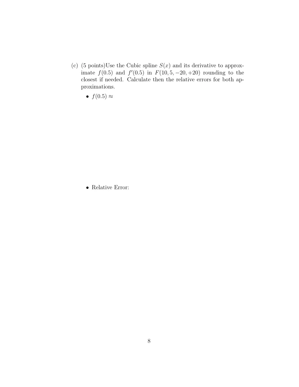 MATH 251 Exam 2, Fall 2010, page 8