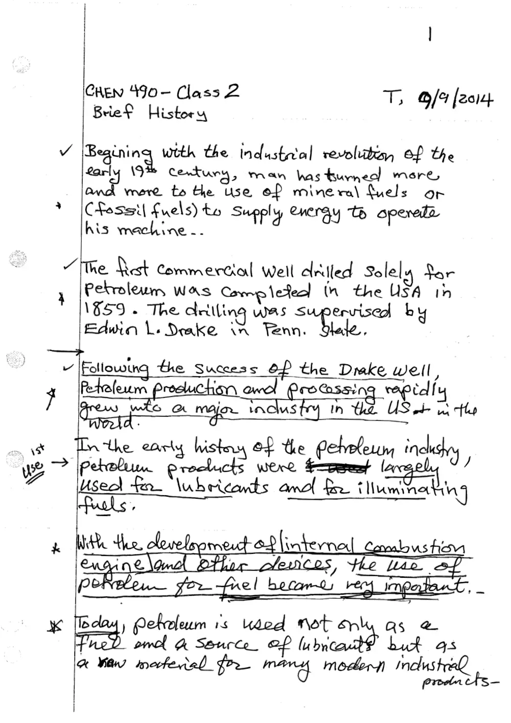 CHEN 490 Notes Midterm Notes (Complete), Fall 2014, page 4