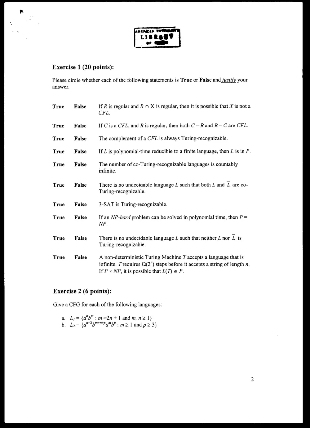 CMPS 257 Final, Spring 2004, page 2