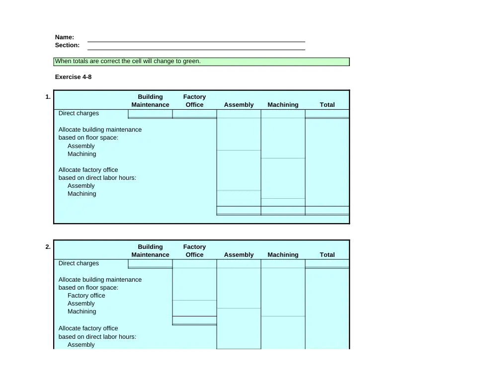 ACCT 222 Problems Excel Template 4, Fall 2014, page 1
