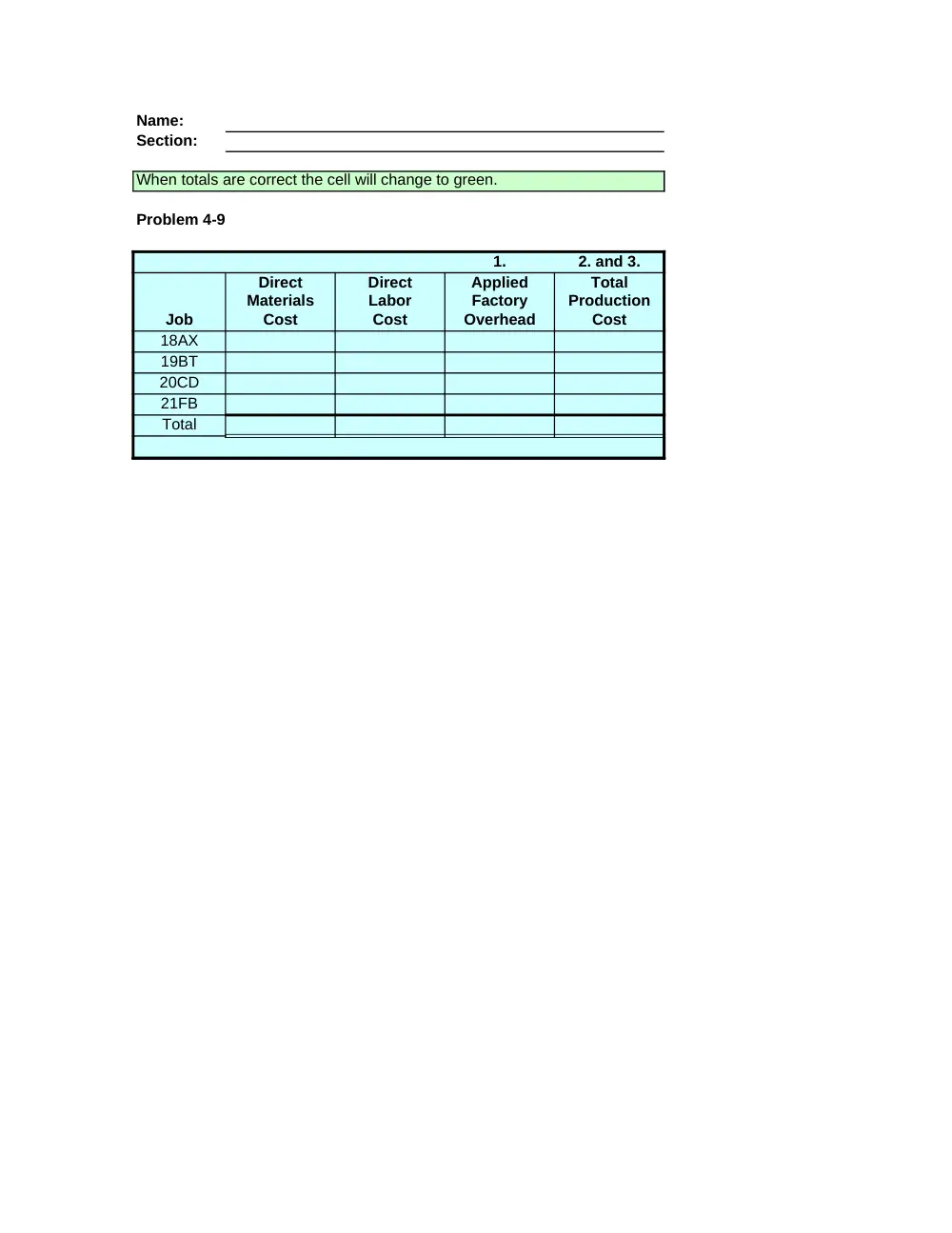 ACCT 222 Problems Excel Template 4, Fall 2014, page 5