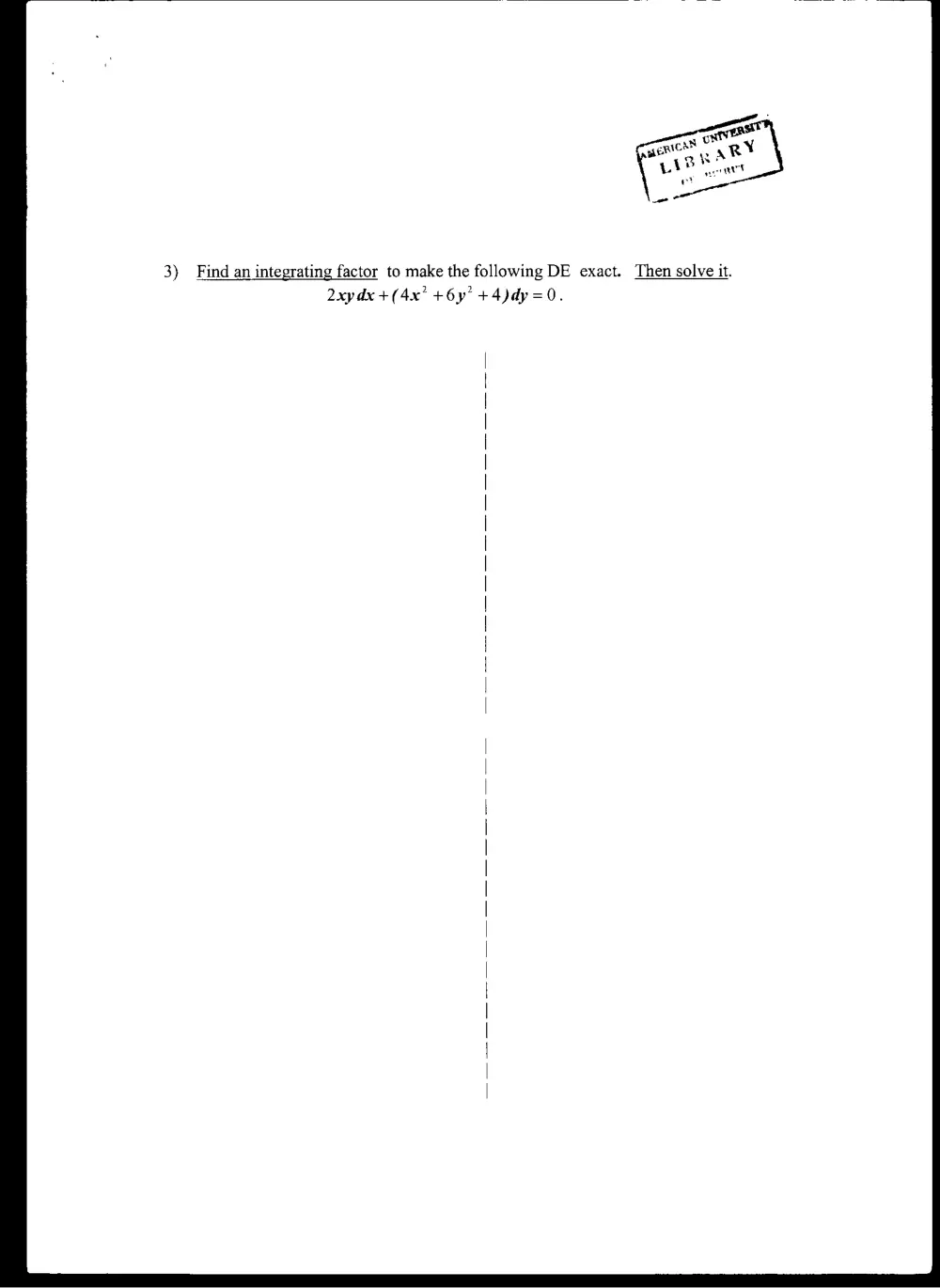 MATH 202 Midterm, Spring 2005, page 3