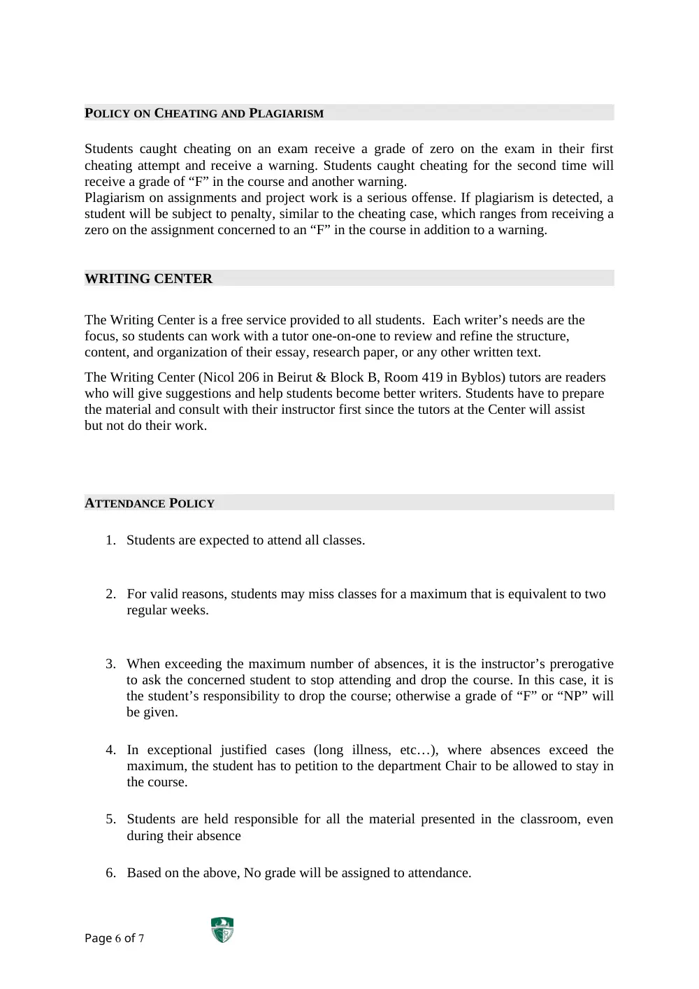 ENG 102 Syllabus, page 6