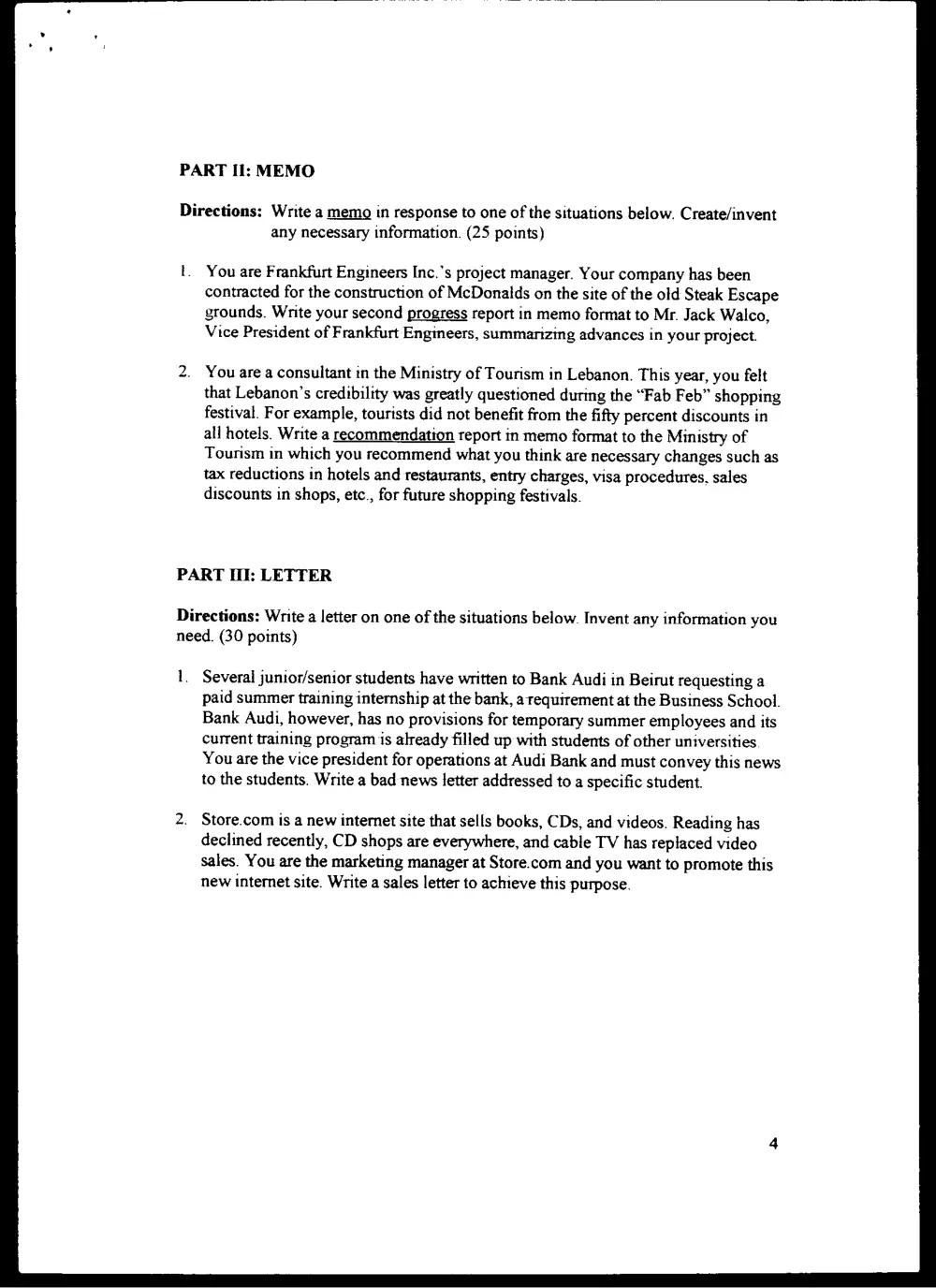 ENG 208 Final, Spring 2001, page 4