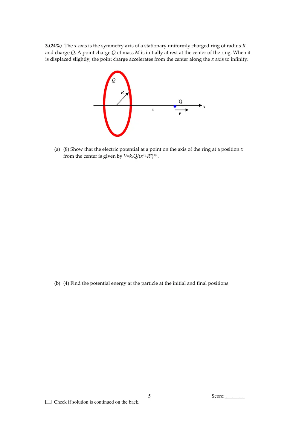 PHYS 211 Exam 1, Fall 2012, page 5