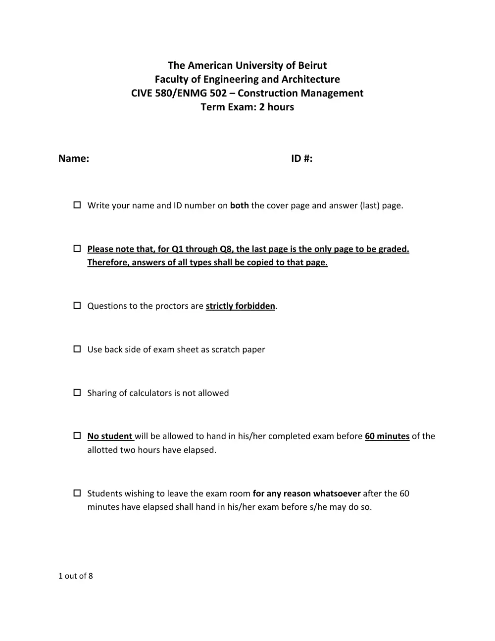 CIVE 580 Midterm, Fall 2010, page 1