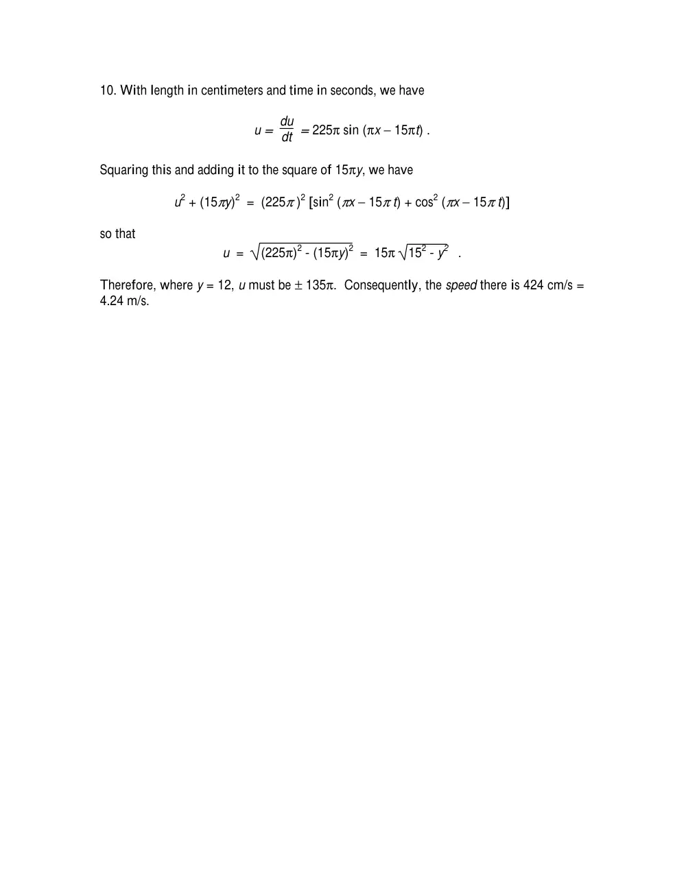 PHYS 210 Problems Chapter 16 and 17 Solutions, Fall 2010, page 10