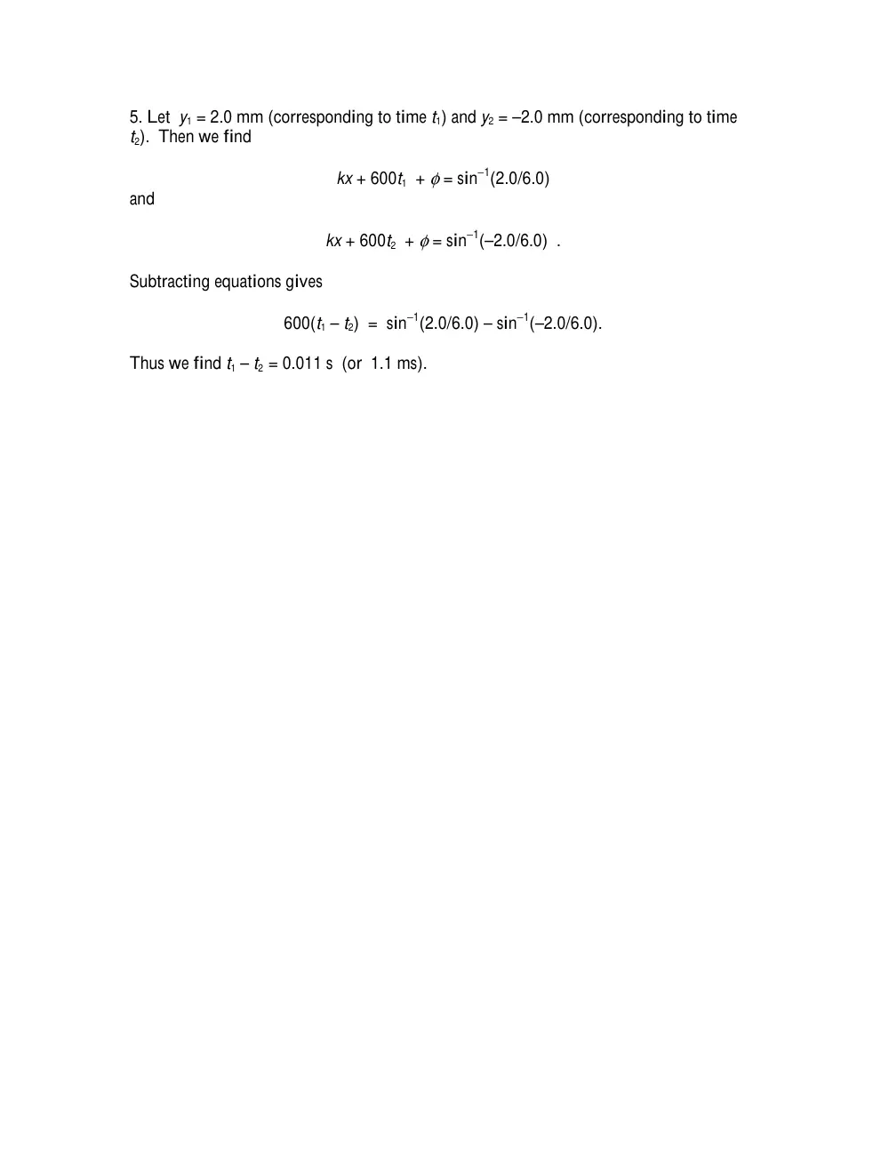 PHYS 210 Problems Chapter 16 and 17 Solutions, Fall 2010, page 5
