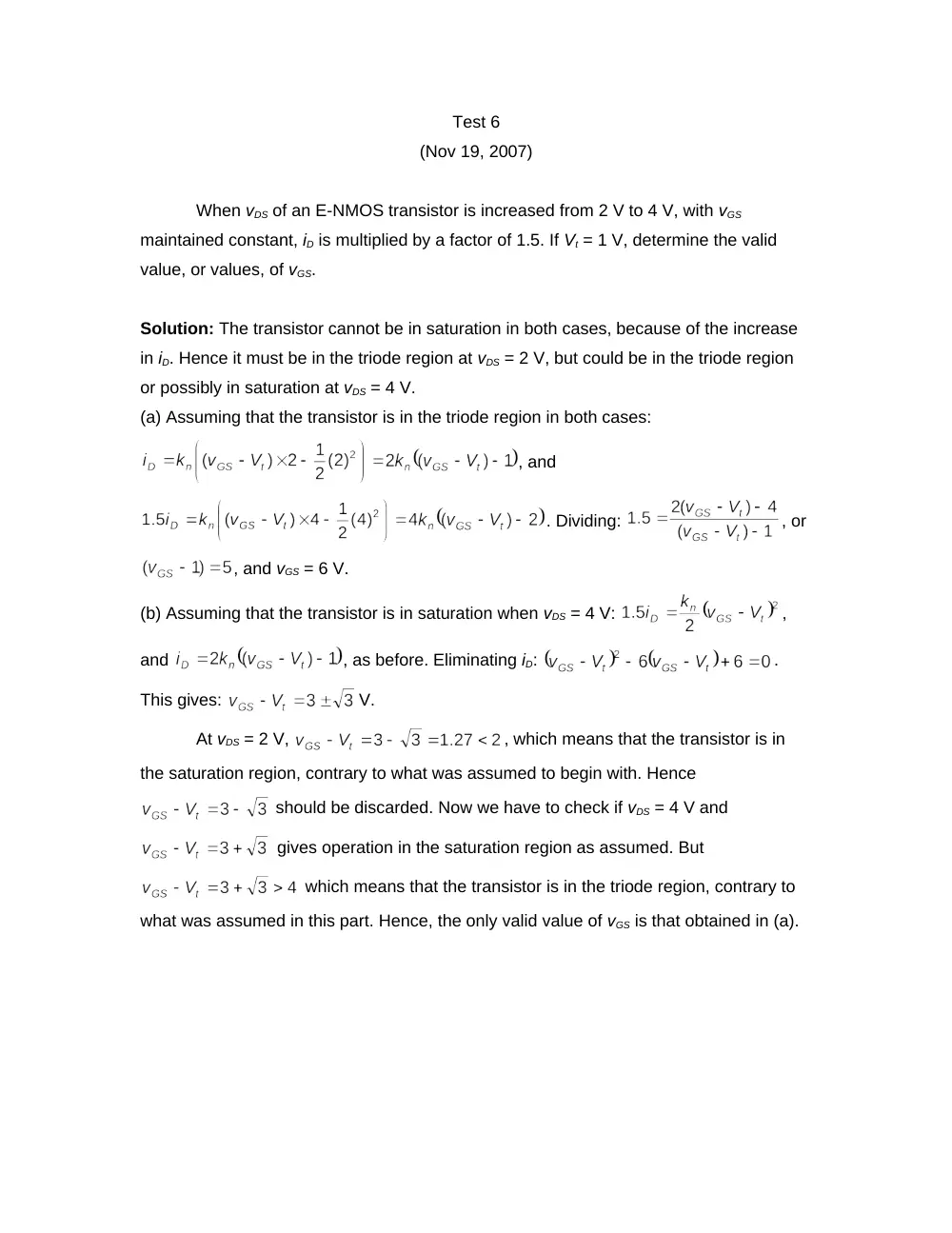 EECE 310 Exam, Spring 2008, page 1