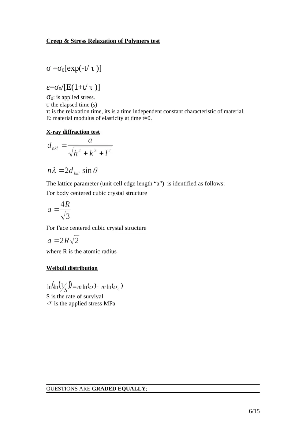 MECH 341 Final, Fall 2010, page 6