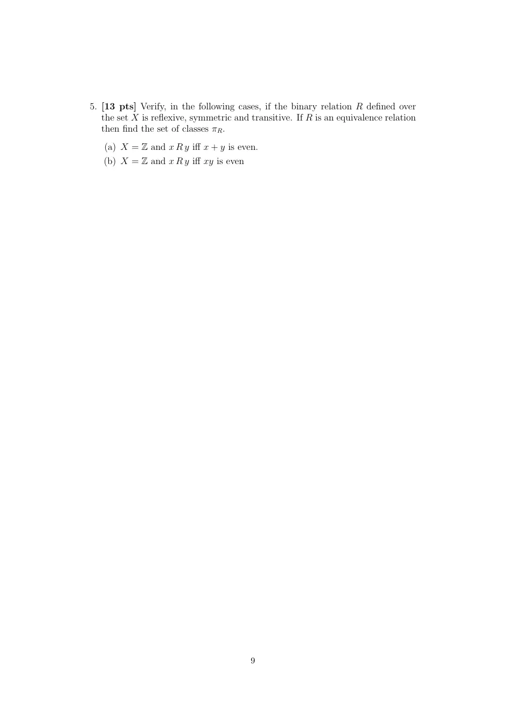 MTH 207 Final, Fall 2011, page 9