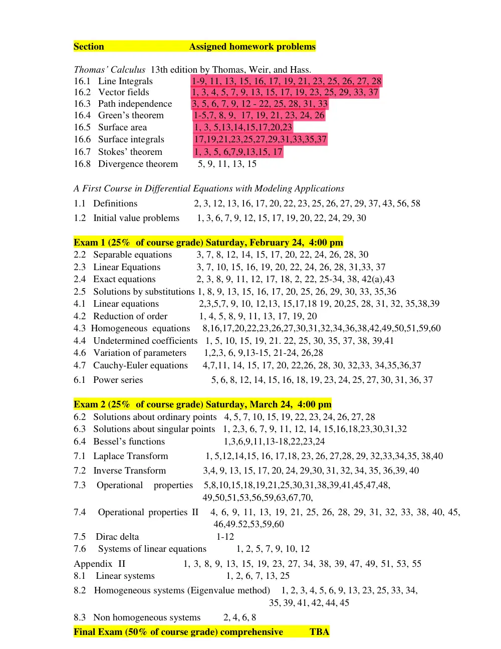 MATH 202 Syllabus, Spring 2018, page 2
