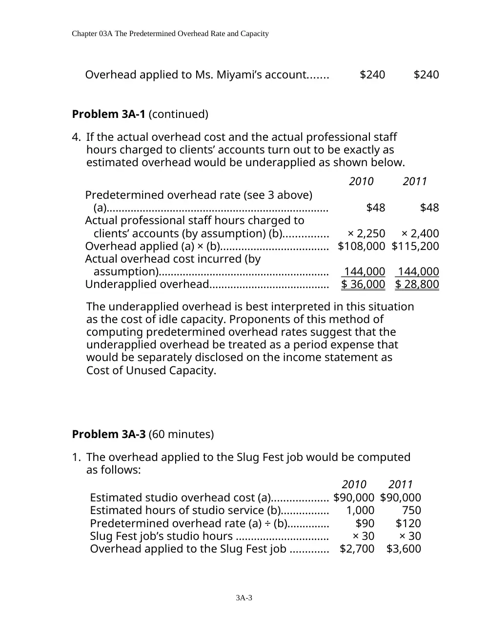 ACCT 215 Problems Solutions, Fall 2011, page 3