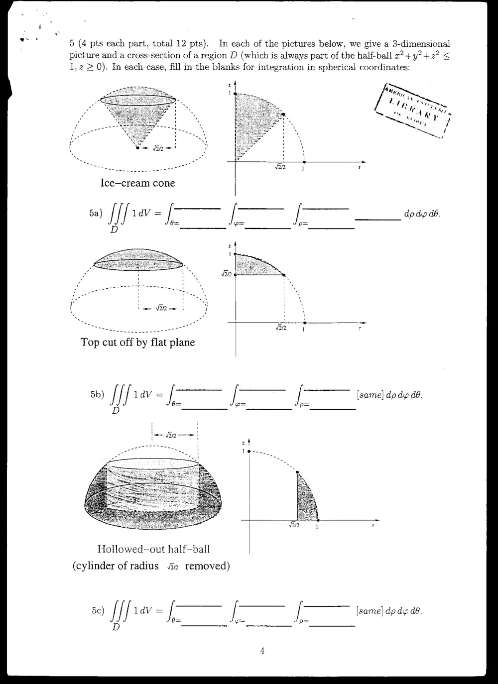 MATH 201 Final Fall 04, Fall 2004, page 5