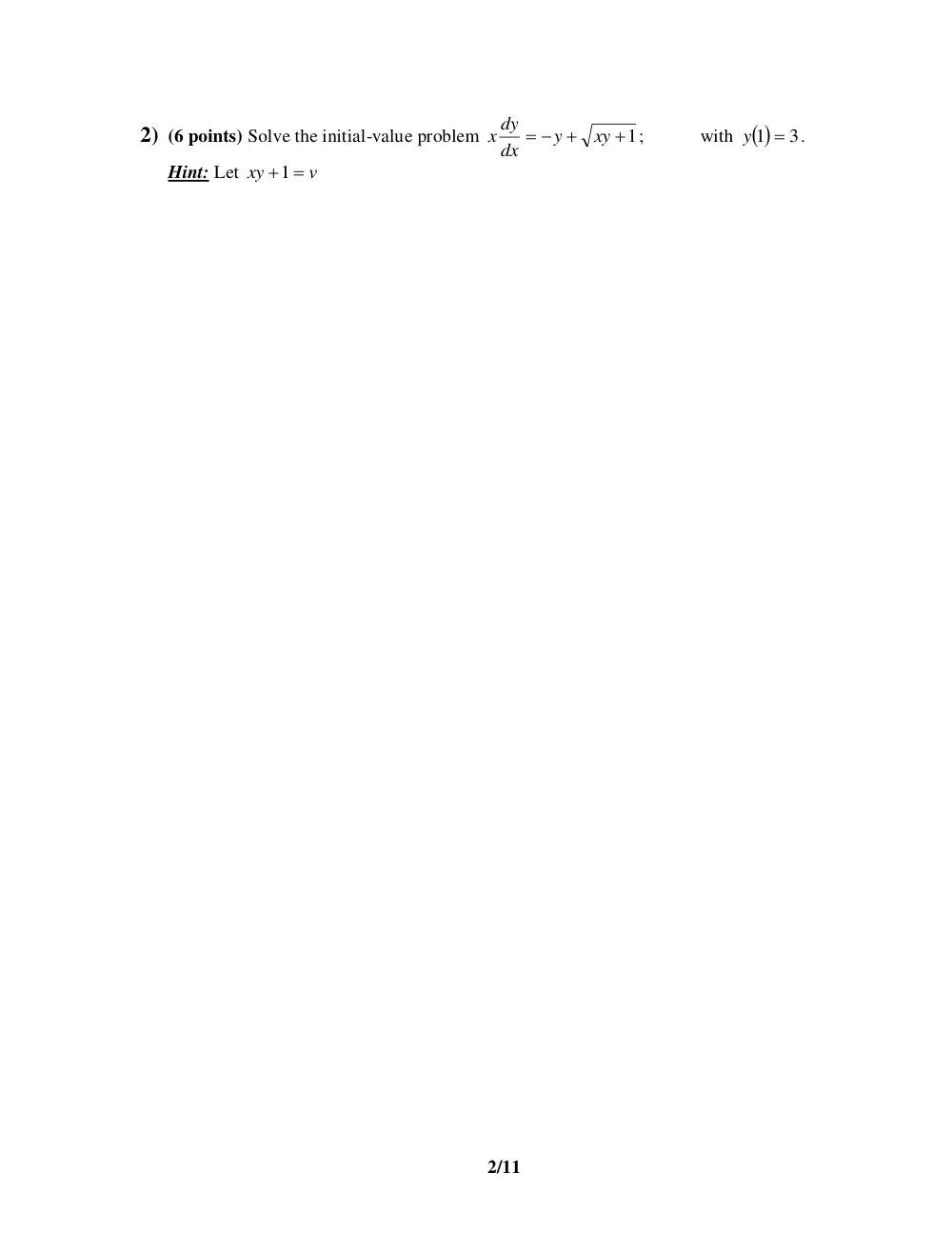 MAT 235 Final, Spring 2004, page 3