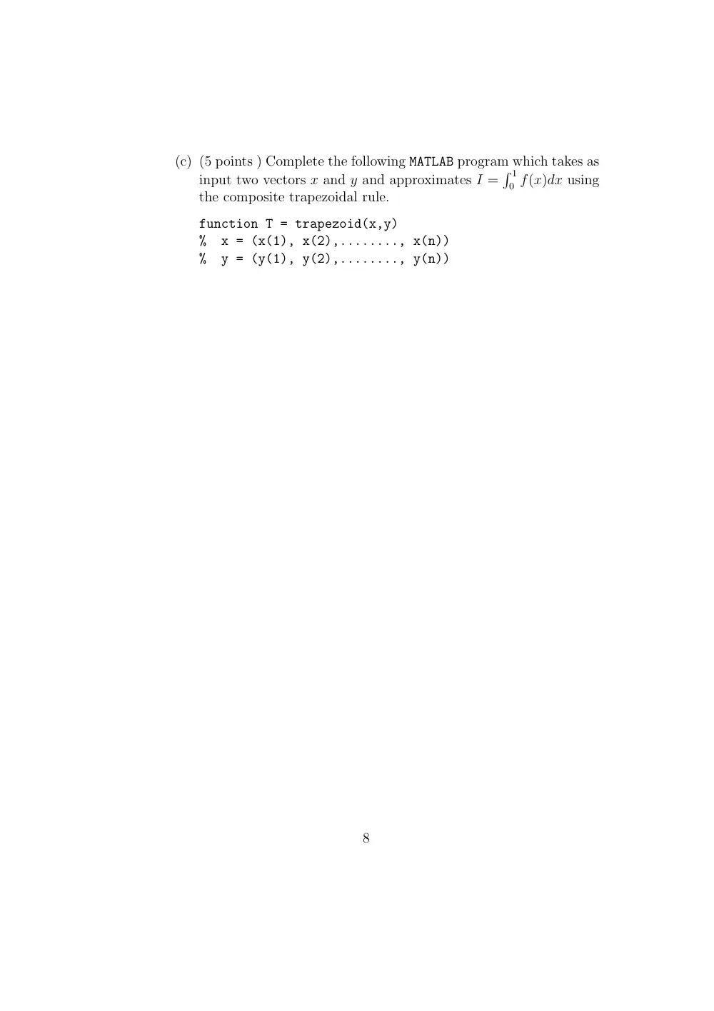 HIST 251 Final, Fall 2007, page 8