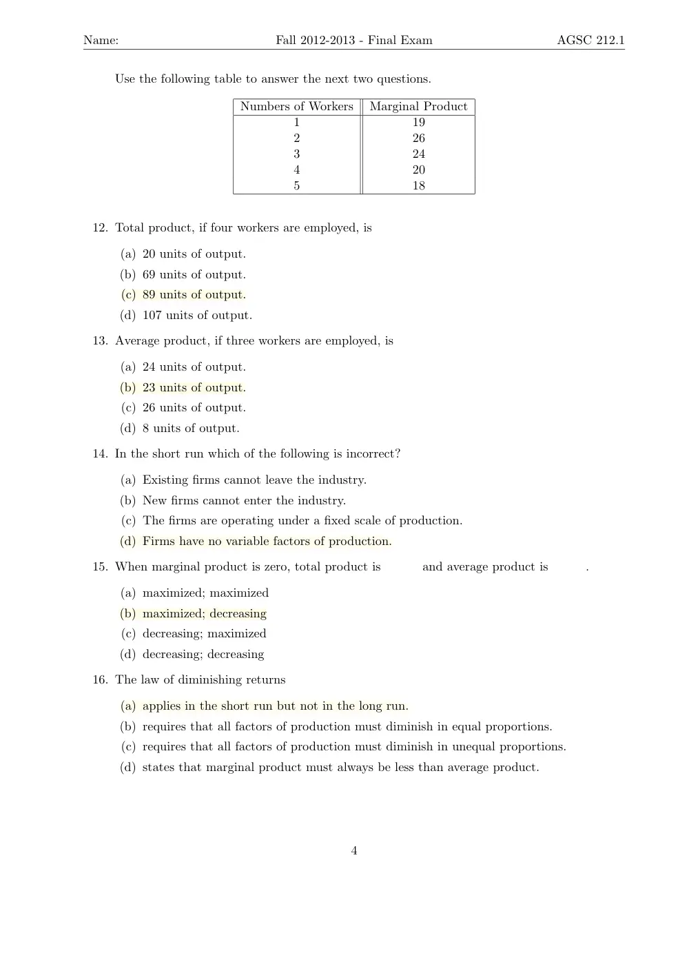 AGSC 212 Final + Solution, Fall 2018, page 4