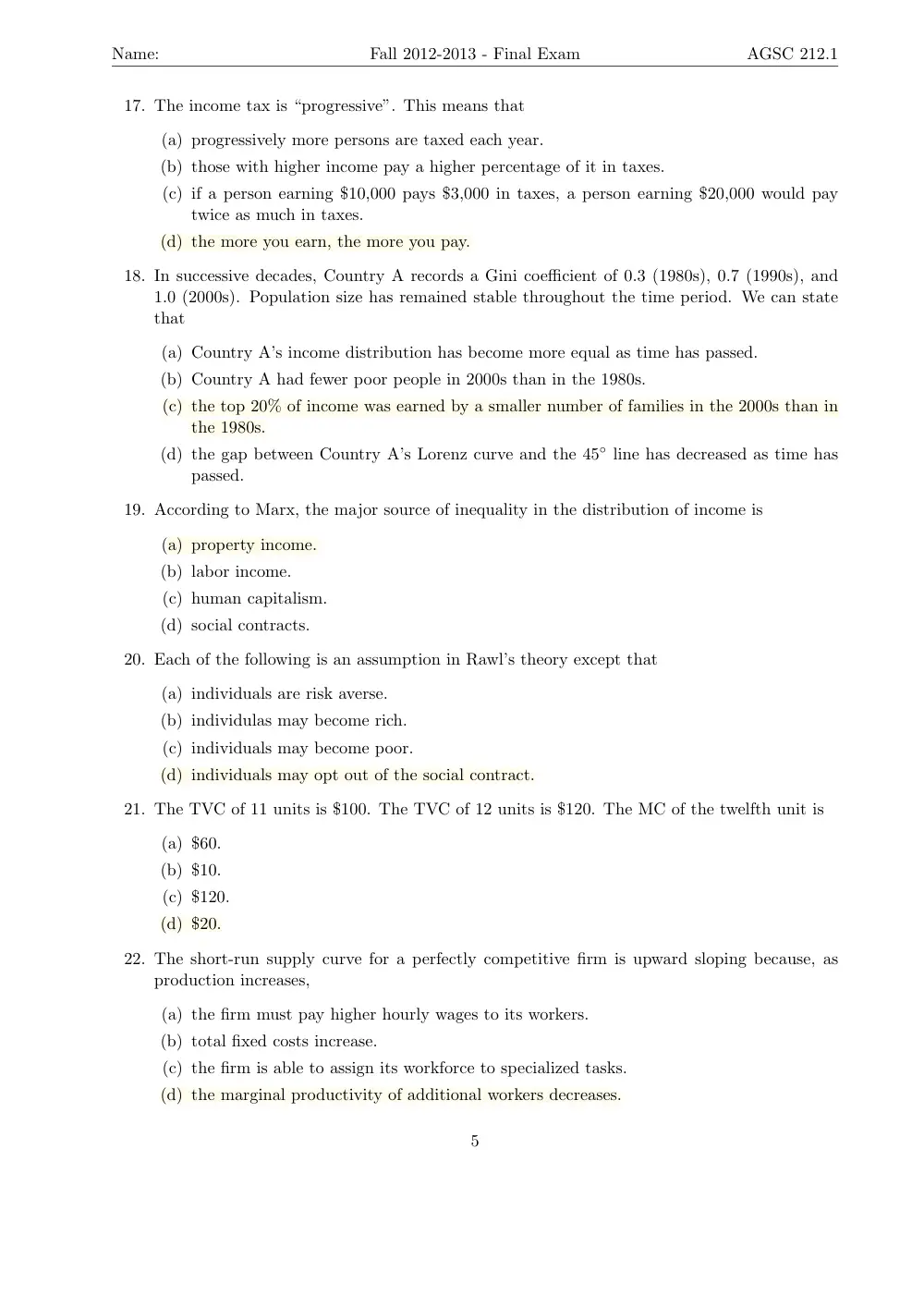 AGSC 212 Final + Solution, Fall 2018, page 5